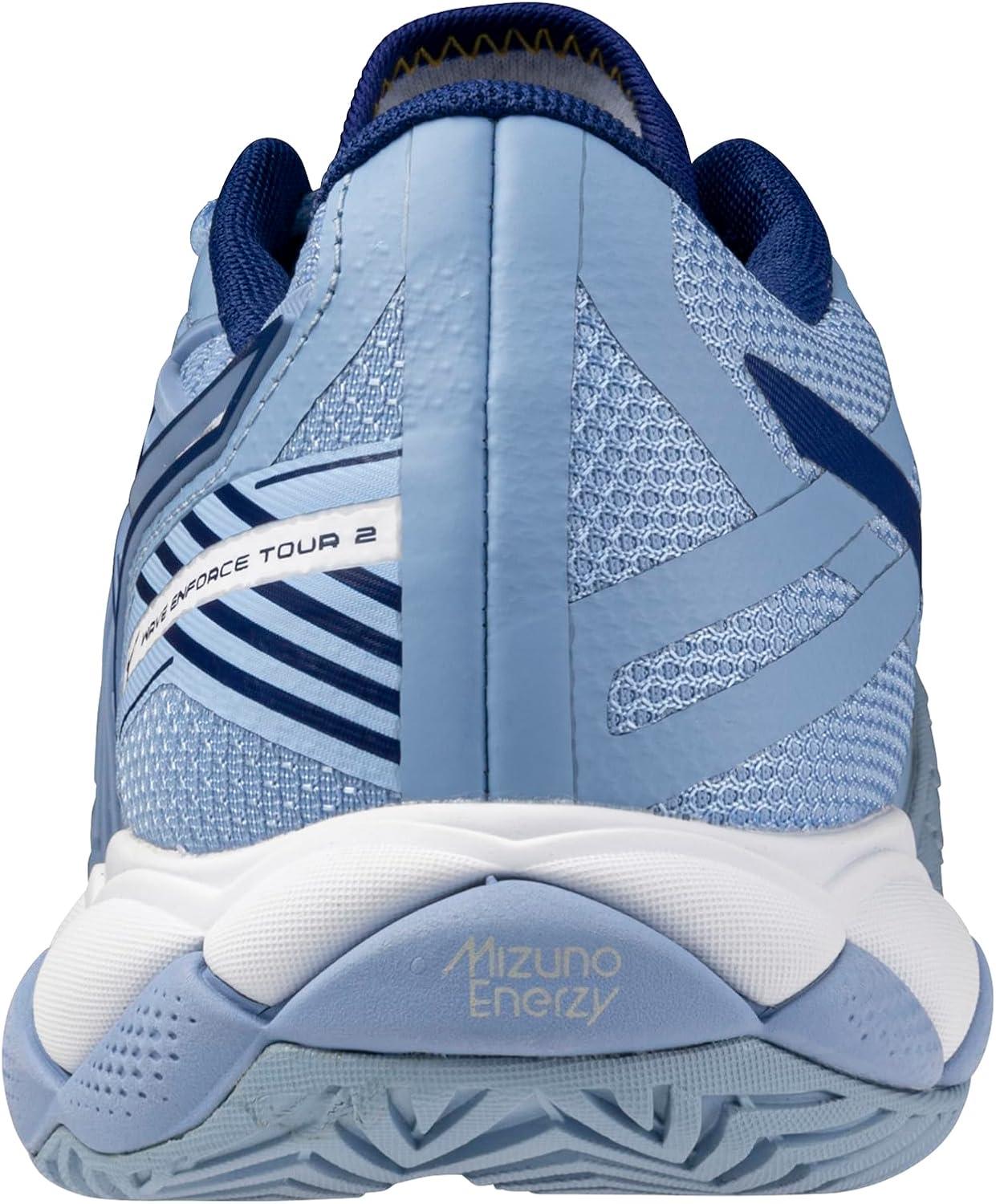imageMizuno Womens Wave Enforce Tour 2 Ac Womens Tennis ShoeBel Air Bluewhite