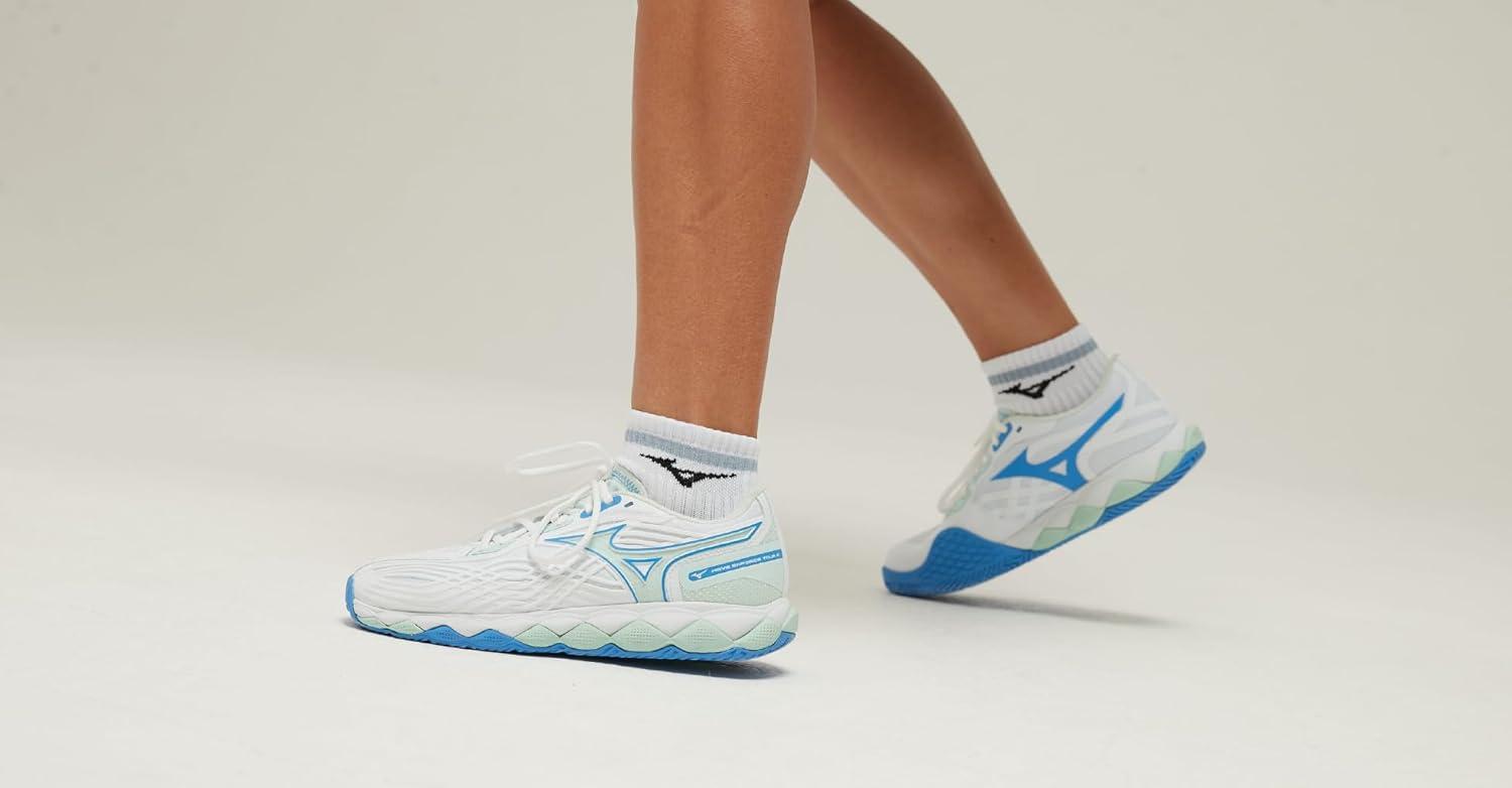 imageMizuno Womens Wave Enforce Tour 2 Ac Womens Tennis ShoeWhitefrontier Blue