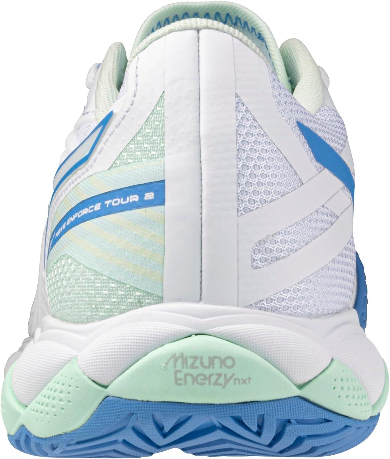 imageMizuno Womens Wave Enforce Tour 2 Ac Womens Tennis ShoeWhitefrontier Blue