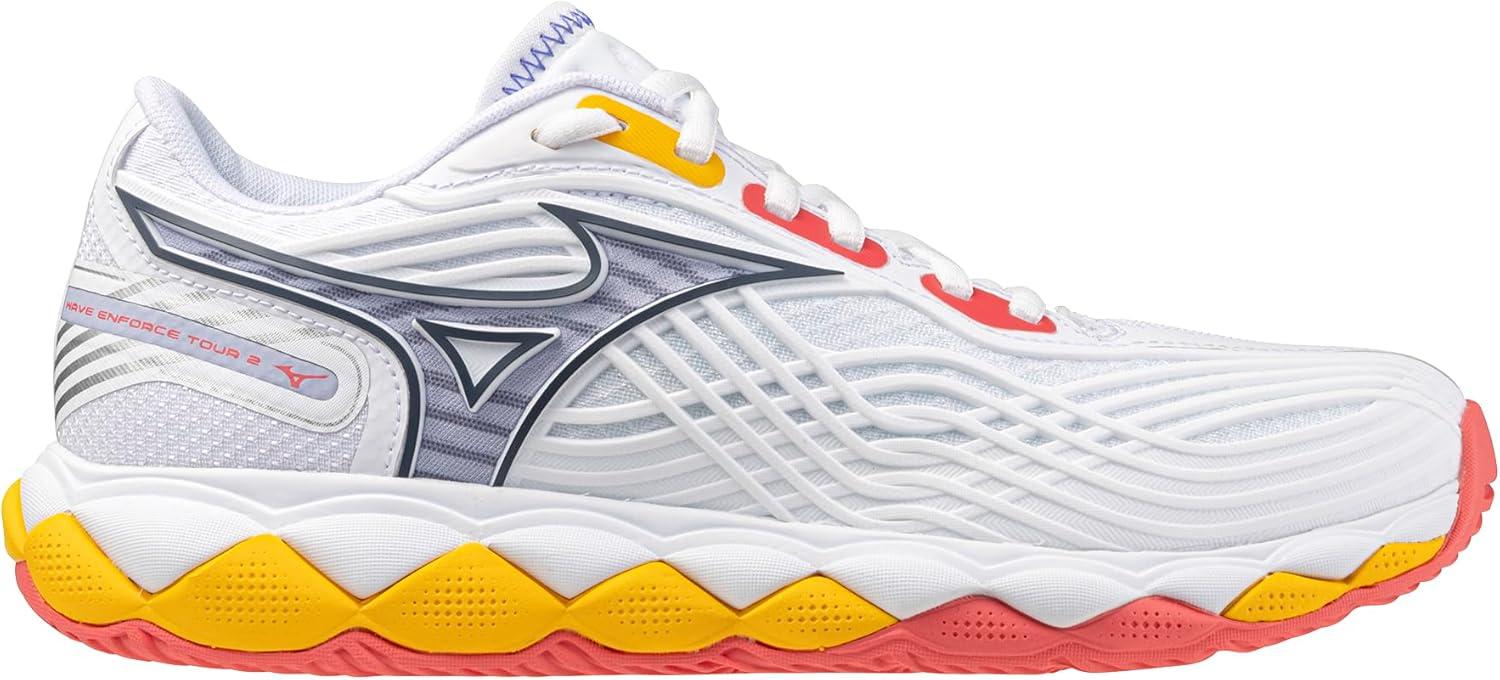 imageMizuno Womens Wave Enforce Tour 2 Ac Womens Tennis ShoeWhiteicelandic Blue