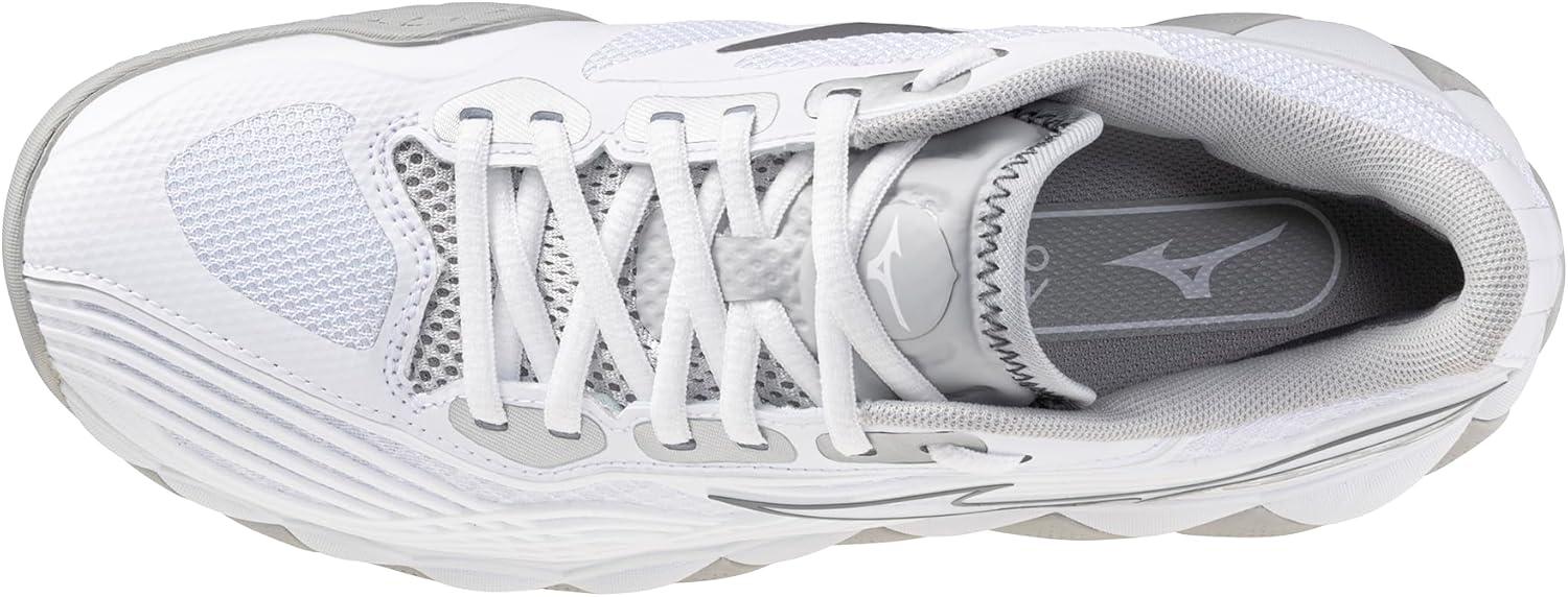 imageMizuno Womens Wave Enforce Tour 2 Ac Womens Tennis ShoeWhitesilver