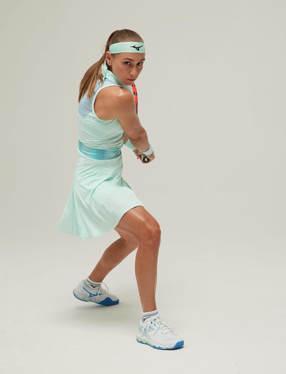 imageMizuno Womens Wave Enforce Tour 2 Ac Womens Tennis ShoeWhitesilver