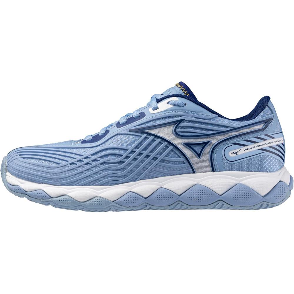 imageMizuno Womens Wave Enforce Tour 2 Ac Womens Tennis ShoeBel Air Bluewhite