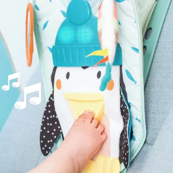 Musical Car Seat Toys for Babies 06 Months Babys Activity Center Carseat Toys Sensory Soft Car Seat Hanging Toy Baby Mirror for Baby Infant 0612 Months Sensory Gift