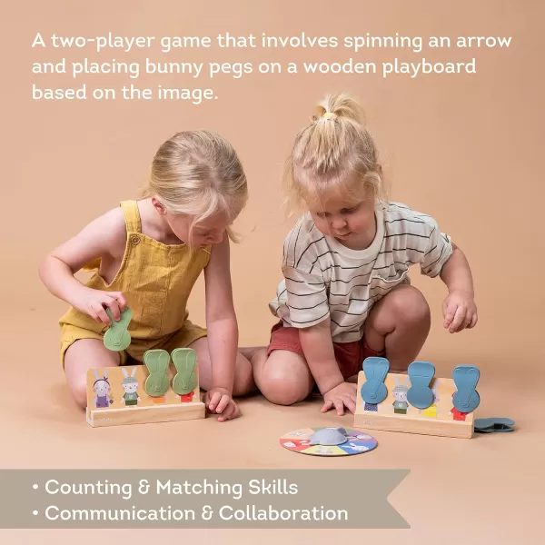 Taf Toys 1st Bingo Game Educational Toddler Game for Fine Motor Skills Color Recognition ampamp Counting Abilities Perfect for Family Game Night Kids Learning Montessori Learning Activities