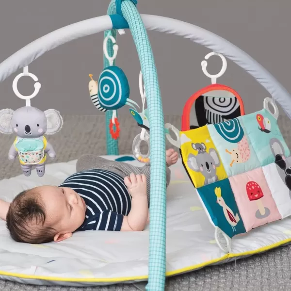 Taf Toys 4 in 1 Music and Light All Around Me Baby Activity Gym Thickly Padded with Soft Mat and a Unique SensiCenter for a Variety of Body Positioning for Newborn and Up