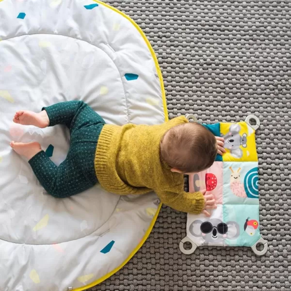 Taf Toys 4 in 1 Music and Light All Around Me Baby Activity Gym Thickly Padded with Soft Mat and a Unique SensiCenter for a Variety of Body Positioning for Newborn and Up