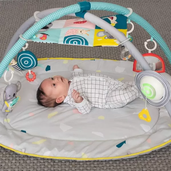 Taf Toys 4 in 1 Music and Light All Around Me Baby Activity Gym Thickly Padded with Soft Mat and a Unique SensiCenter for a Variety of Body Positioning for Newborn and Up
