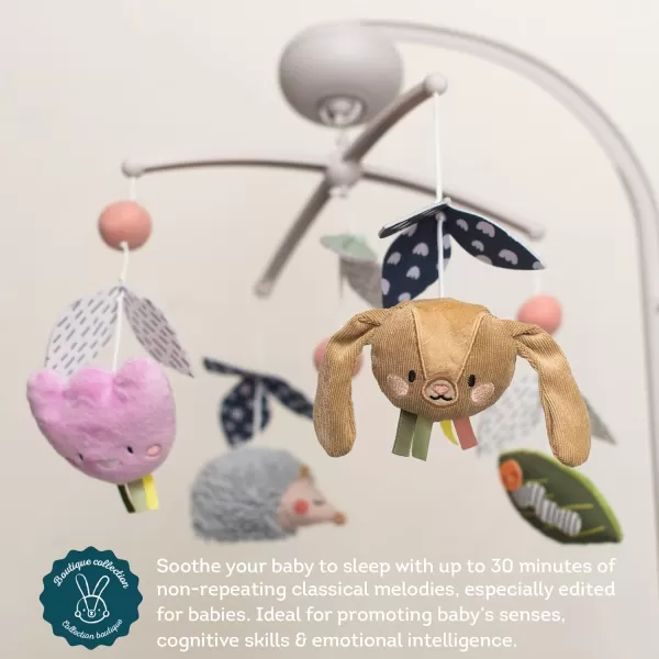 Taf Toys Baby Crib Mobile with Music and Lights  Musical Crib Toy with NonRepeating Classical Melodies Stimulates Babys Senses and Emotional Intelligence Ideal for Boys and Girls Nursery Decor
