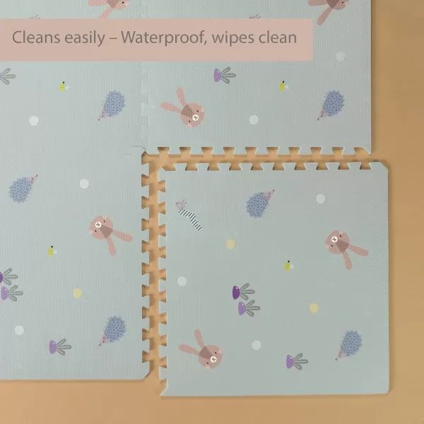 Taf Toys Baby Play Mat  Play Pen Tummy Time Mat ampamp Crawling Mat Foam Play Mat for Baby with Interlocking Floor Tiles 72x48 Inches Puzzle  Baby Floor Mat Infants ampamp Toddlers XLarge