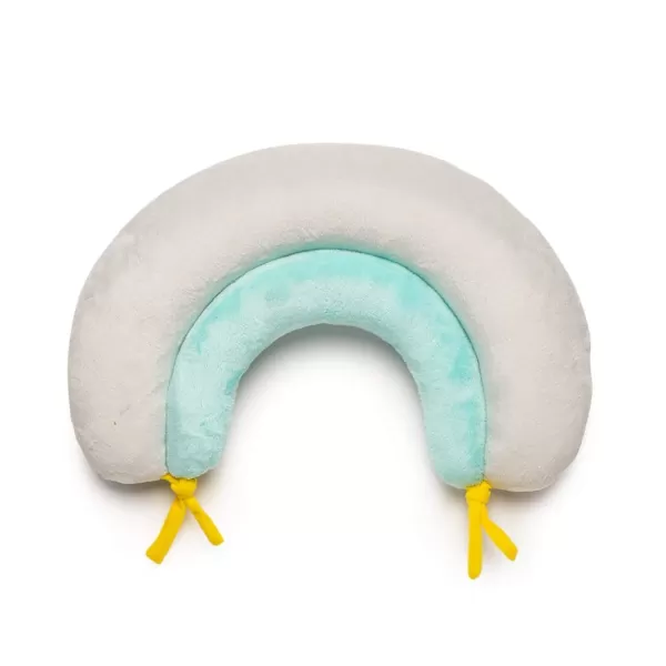 Taf Toys Baby Tummy Time Pillow  Perfect for 26 Months Old Babies Enables Easier Development ampamp Easier Parenting Natural Developmental Comfortable Tummy Time Ergonomic Design Detachable ToysBlack and White
