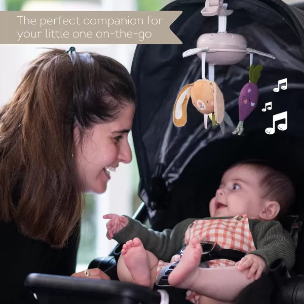 Taf Toys Garden Musical Mobile for Crib with Classical Melodies Soft Hanging Toys Promotes Motor Skills ampamp Emotional Development Large Clip for Easy Attachment Suitable for Baby Boys ampamp Girls