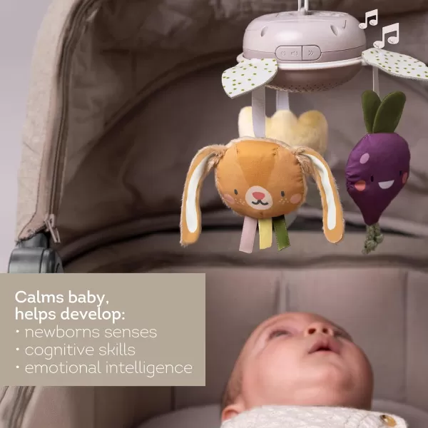 Taf Toys Garden Musical Mobile for Crib with Classical Melodies Soft Hanging Toys Promotes Motor Skills ampamp Emotional Development Large Clip for Easy Attachment Suitable for Baby Boys ampamp Girls