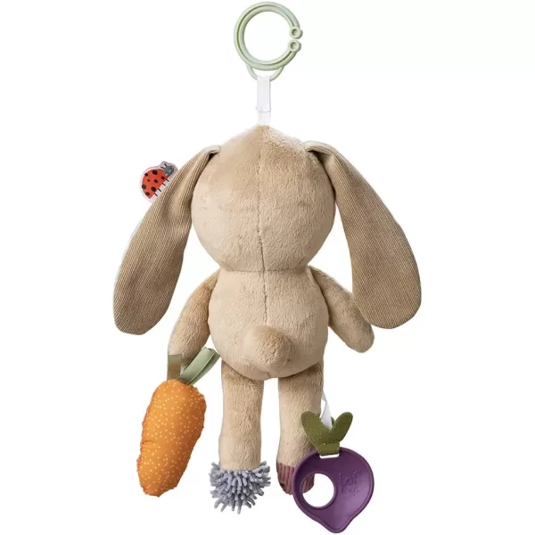 Taf Toys Jenny Activity Bunny Newborn ampamp Baby Developmental Soft Activity Toy Helps Develop Motor Skills Perfect for Multi Sensory Play with Mirror Teethers ampamp Rattles Textures and Sounds 36 Months