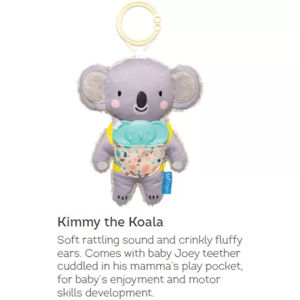 Taf Toys Kimmy The Koala Baby Activity and Teething Toy with Multi Sensory Rattle and Textures