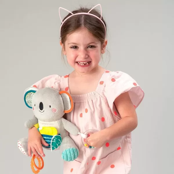 Taf Toys Kimmy The Koala Developmental soft activity Toy Newborn Toys ampamp Baby Toys 36 Months  Helps develop motor skills  Perfect for multisensory play with A Mirror Teether Textures ampamp sounds