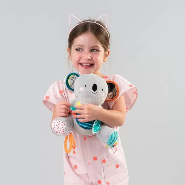 Taf Toys Kimmy The Koala Developmental soft activity Toy Newborn Toys ampamp Baby Toys 36 Months  Helps develop motor skills  Perfect for multisensory play with A Mirror Teether Textures ampamp sounds