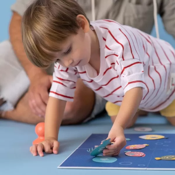 Taf Toys Magnetic PeekABoo puzzle for toddlers 1 2 3 years Use magnets ampamp cards to learn Colors Numbers ampamp animals Fine Motor Cognitive Skill Toy  Encourage Handeye Coordination Preschool GiftMulti