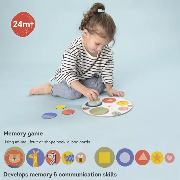 Taf Toys Magnetic PeekABoo puzzle for toddlers 1 2 3 years Use magnets ampamp cards to learn Colors Numbers ampamp animals Fine Motor Cognitive Skill Toy  Encourage Handeye Coordination Preschool GiftMulticolored