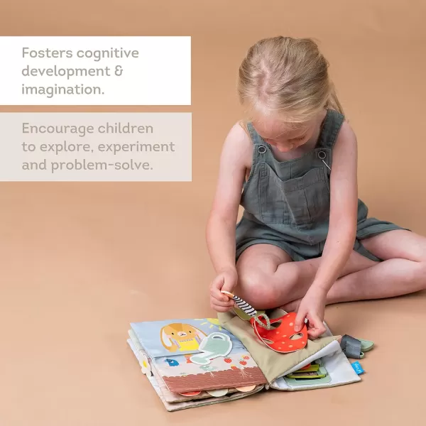 Taf Toys Montessori Toys for 1 2 3 Year Old Activity Book Preschool Learning Activities for Toddlers Busy Board Sensory ampamp Fine Motor Skills with 12 Sensory Toddler Activities for Boys ampamp Girls