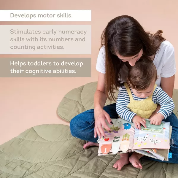 Taf Toys Montessori Toys for 1 2 3 Year Old Activity Book Preschool Learning Activities for Toddlers Busy Board Sensory ampamp Fine Motor Skills with 12 Sensory Toddler Activities for Boys ampamp Girls