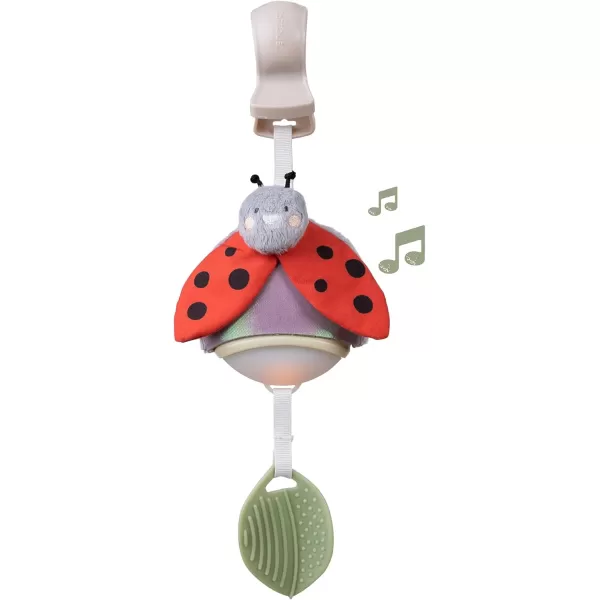 Taf Toys Music ampamp Light Ladybug Take Along Toy Portable Baby Sound Machine Newborn Soother Infant Musical Crib Mobile Perfect for Tummy Time and Brain Development Suitable for 06 MonthsLady Bug