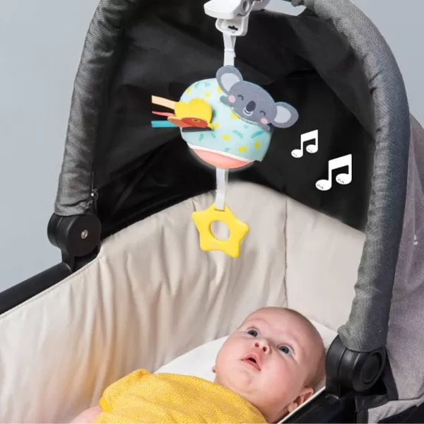 Taf Toys Music ampamp Light Ladybug Take Along Toy Portable Baby Sound Machine Newborn Soother Infant Musical Crib Mobile Perfect for Tummy Time and Brain Development Suitable for 06 MonthsMulti