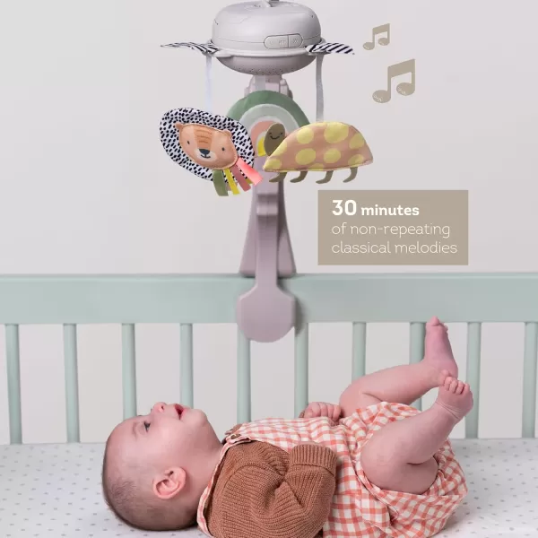 Taf Toys Musical Crib Mobile Toy with NonRepeating Classical Melodies Lights and Movement Stimulates Babys Senses and Emotional Intelligence Ideal for Boys and Girls Nursery Decor
