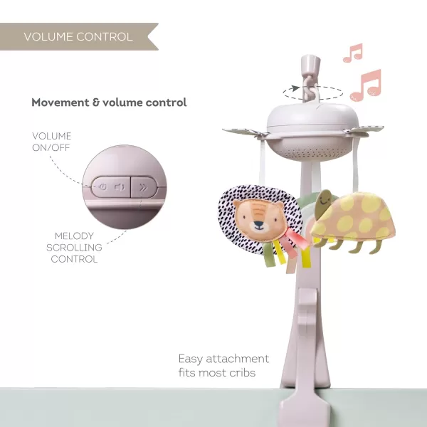 Taf Toys Musical Crib Mobile Toy with NonRepeating Classical Melodies Lights and Movement Stimulates Babys Senses and Emotional Intelligence Ideal for Boys and Girls Nursery Decor