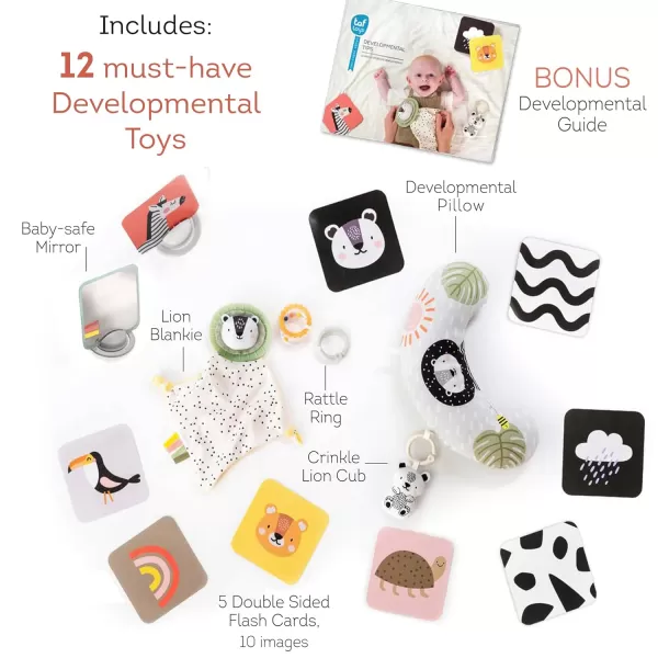Taf Toys Newborn Bedtime Kit  Ultimate with 12 Activities for a Smooth Bedtime Routine  includes Music and Light Unit  Ideal New Baby Boy or Girl Bedtime kitAssorted