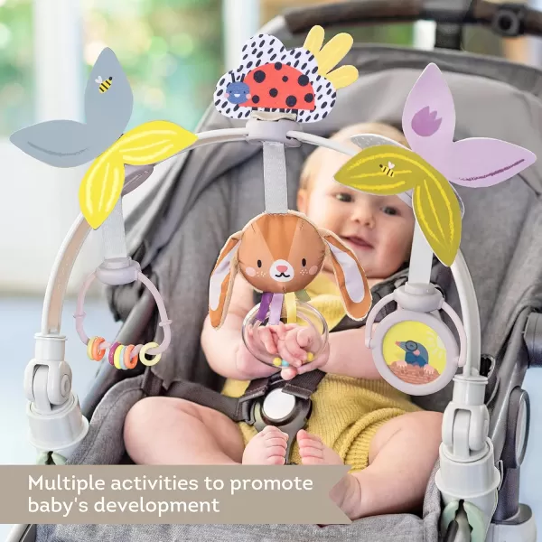 Taf Toys Savannah Adventures Arch  Activity Arch with Fascinating Toys Stimulates Babys Senses ampamp Motor Skills Development  Newborn Toys ampamp Baby Toys 36 Months  Use on Strollers Bassinets CribActivity Arch