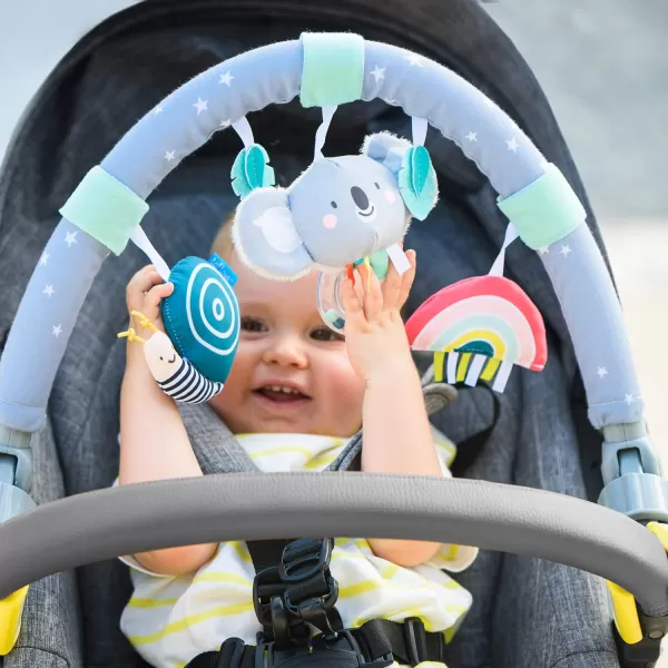 Taf Toys Savannah Adventures Arch  Activity Arch with Fascinating Toys Stimulates Babys Senses ampamp Motor Skills Development  Newborn Toys ampamp Baby Toys 36 Months  Use on Strollers Bassinets CribKoala