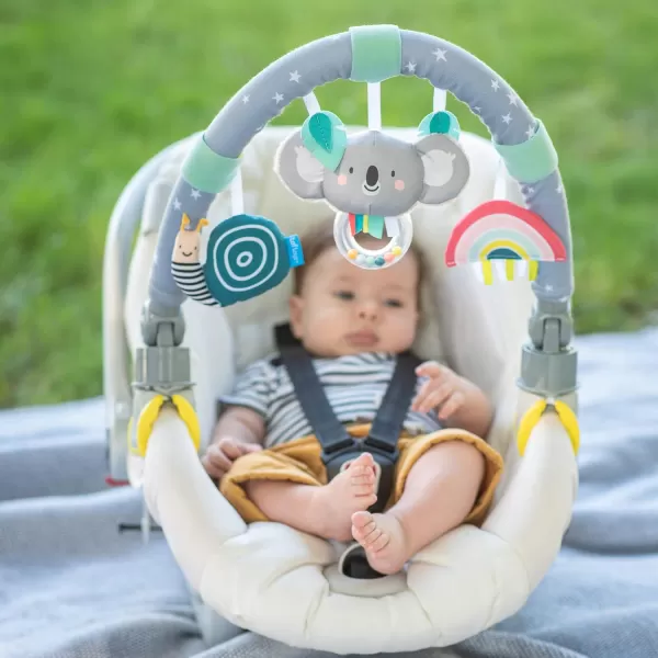 Taf Toys Savannah Adventures Arch  Activity Arch with Fascinating Toys Stimulates Babys Senses ampamp Motor Skills Development  Newborn Toys ampamp Baby Toys 36 Months  Use on Strollers Bassinets CribKoala