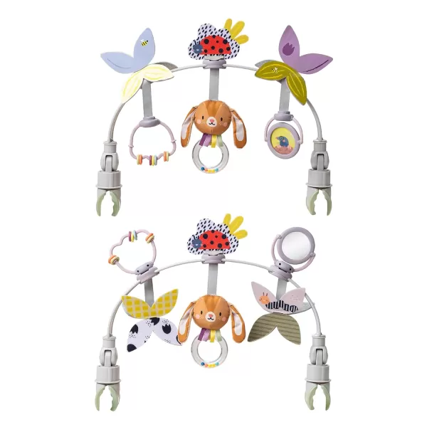 Taf Toys Savannah Adventures Arch  Activity Arch with Fascinating Toys Stimulates Babys Senses ampamp Motor Skills Development  Newborn Toys ampamp Baby Toys 36 Months  Use on Strollers Bassinets CribActivity Arch