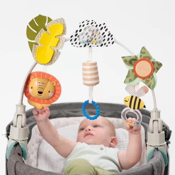 Taf Toys Savannah Adventures Arch Ideal for Infant and Toddlers Fits Stroller Pram and Car Seat Plus Harry The Lion Newborn ampamp Baby Developmental Soft Activity Toy