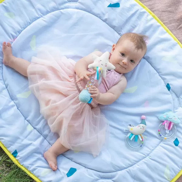 Taf Toys Star Rainstick Rattle Musical Shake ampamp Rattle Rainmaker Toy Musical Instrument for Babies and Toddlers for Sensory and Motor Skills Development