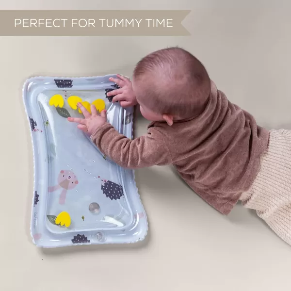 Taf Toys Tummy Time Water Mat for Babies  Stimulating Rabbit ampamp Hedgehog Tummy Time Sensory Mat with Water Fill  Baby Tummy Time Play Mat Water Mat for Babies Infant Toys