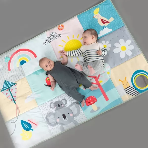 Taf toys Koala Daydream Extra Large Cushioned Baby Play Mat Washable Perfect for Newborns Includes BabySafe Mirror Crinkle Koala Ears Baby Teather ampamp Rings