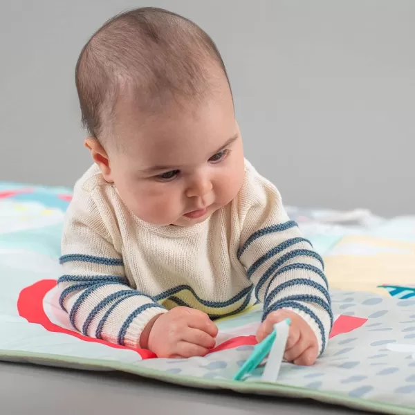 Taf toys Koala Daydream Extra Large Cushioned Baby Play Mat Washable Perfect for Newborns Includes BabySafe Mirror Crinkle Koala Ears Baby Teather ampamp Rings