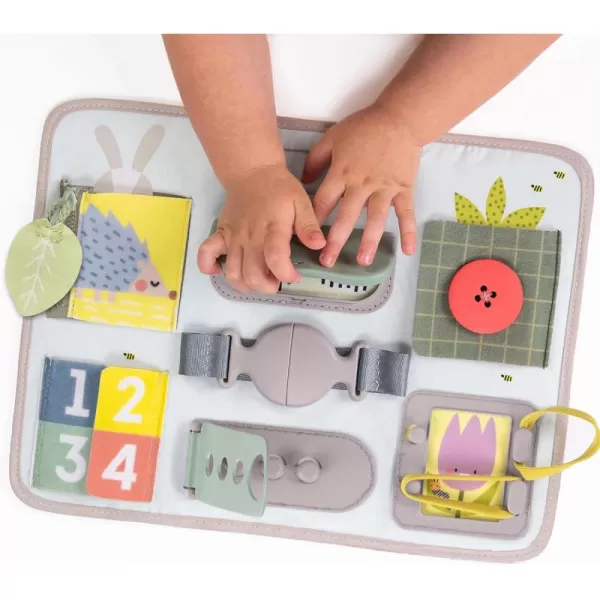 Busy Board for Toddlers Montessori Toy for 18 Months ampamp up with 10 Educational Toddler Activities to Develop Fine Motor ampamp Problem Solving Skills Learning Sensory Board Travel Toy NonToxic