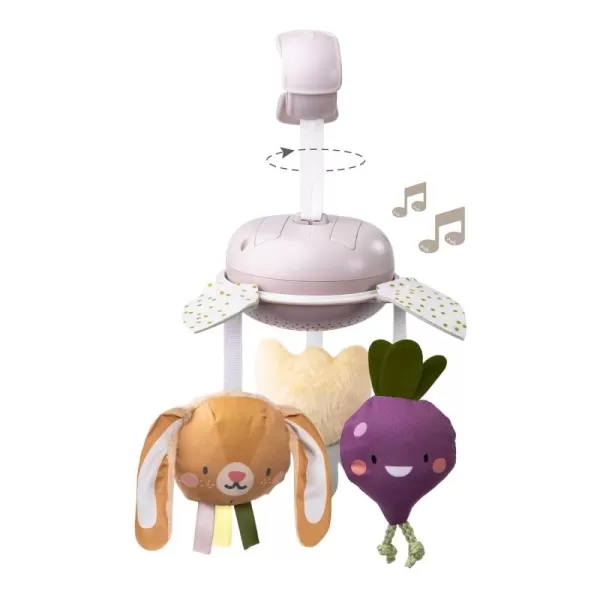 Taf Toys Garden Musical Mobile for Crib with Classical Melodies Soft Hanging Toys Promotes Motor Skills ampamp Emotional Development Large Clip for Easy Attachment Suitable for Baby Boys ampamp Girls
