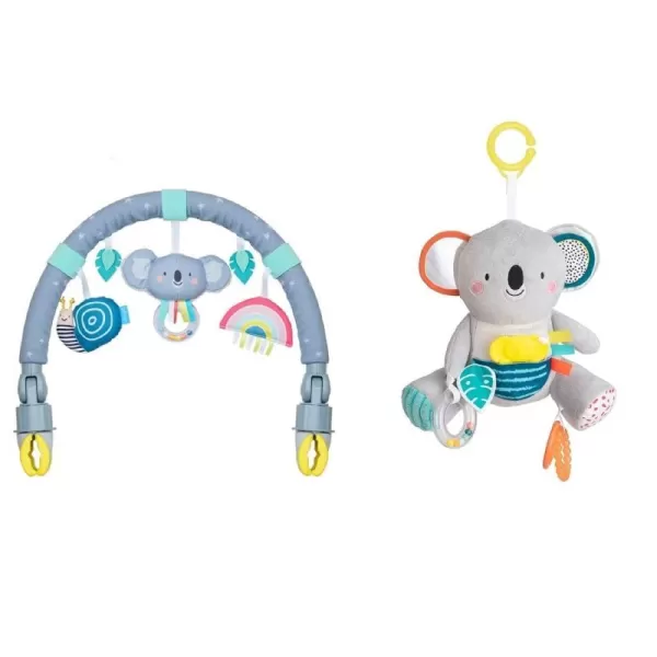 Taf Toys Koala Daydream Pram Stroller and Car Seat Arch Plus Kimmy The Koala Developmental Soft Activity Toy for Newborn and Baby 36 Months