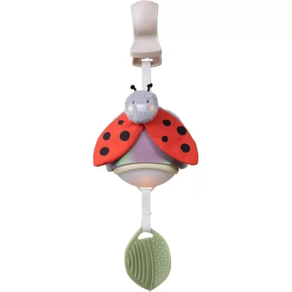 Taf Toys Music ampamp Light Ladybug Take Along Toy Portable Baby Sound Machine Newborn Soother Infant Musical Crib Mobile Perfect for Tummy Time and Brain Development Suitable for 06 MonthsLady Bug