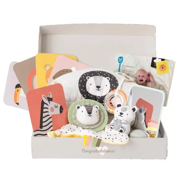 Taf Toys Newborn Bedtime Kit  Ultimate with 12 Activities for a Smooth Bedtime Routine  includes Music and Light Unit  Ideal New Baby Boy or Girl Bedtime kitAssorted
