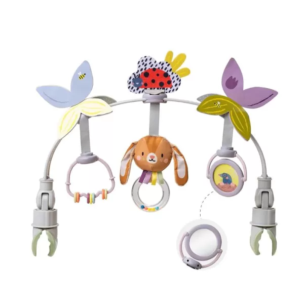 Taf Toys Savannah Adventures Arch  Activity Arch with Fascinating Toys Stimulates Babys Senses ampamp Motor Skills Development  Newborn Toys ampamp Baby Toys 36 Months  Use on Strollers Bassinets CribActivity Arch