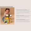 imageTaf Toys MultiSensory Montessori Baby Toy Infant Toys 612 Months 16pcs Pieces Baby Tissue Box Toy Shape Sorter Play Balls Learning Toys Toddlers 13 Motor Skills Development Toddler Activity Cube