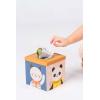 imageTaf Toys MultiSensory Montessori Baby Toy Infant Toys 612 Months 16pcs Pieces Baby Tissue Box Toy Shape Sorter Play Balls Learning Toys Toddlers 13 Motor Skills Development Toddler Activity Cube