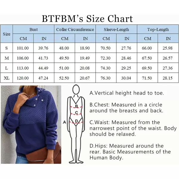 BTFBM Women Fashion Quilted Pattern Lightweight Zipper Long Sleeve Plain Casual Ladies Sweatshirts Pullovers Shirts TopsOblique Blue