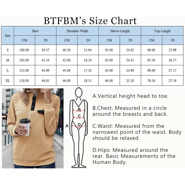 BTFBM Women Fashion Quilted Pattern Lightweight Zipper Long Sleeve Plain Casual Ladies Sweatshirts Pullovers Shirts TopsPure Apricot
