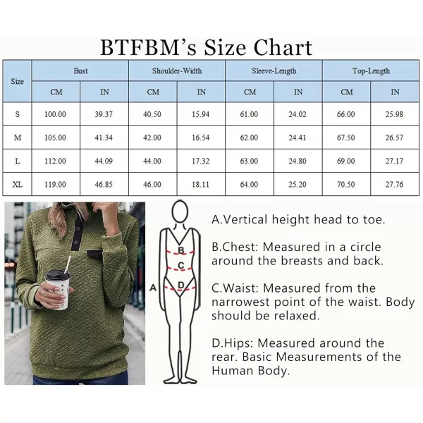 BTFBM Women Fashion Quilted Pattern Lightweight Zipper Long Sleeve Plain Casual Ladies Sweatshirts Pullovers Shirts TopsPure Army Green